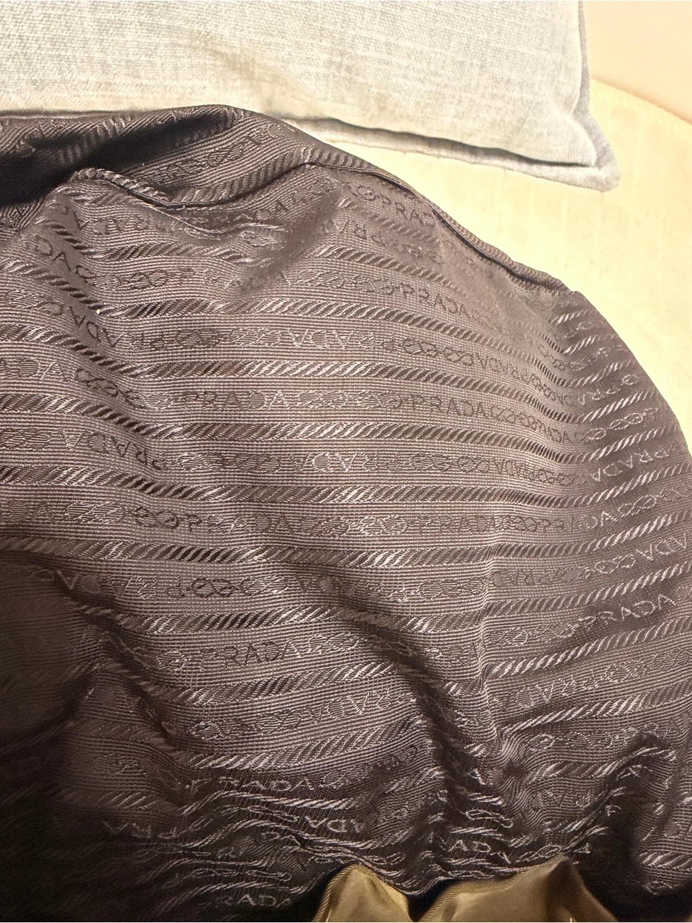 Prada green Nylon Drawstring Backpack. Excellent condition! - Picture 5 of 10